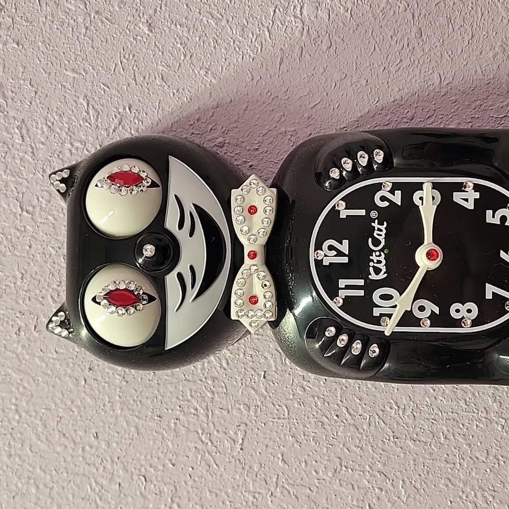Jeweled Las Vegas Kit-Cat Klock RARE EXCLUSIVE Clock